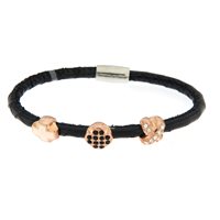 Bracciale Augusta De Carolis Donna in Pelle BR2-180 - BR2-180